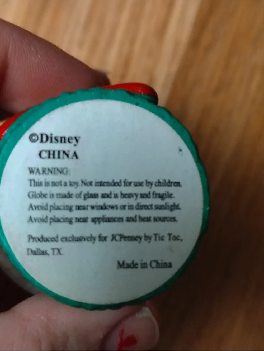 Disney Mickey Mouse SnowGlobe 2005